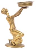 LARGE ART DECO 20TH CENTURY BRONZE SCULPTURE