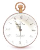 VINTAGE OMEGA STYLE DESKTOP GLASS ORB CLOCK