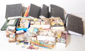 EXTENSIVE COLLECTION OF MID CENTURY MATCHBOX STICKERS