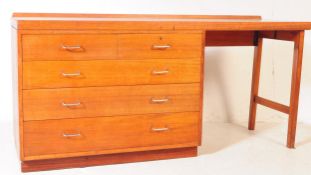 REMPLOY - MOD TEAK MID 20TH CENTURY WRITING TABLE