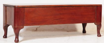 EARLY 20TH CENTURY MAHOGANY COFFER CHEST BLANKET BOX