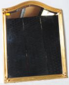 VINTAGE 20TH CENTURY GILDED FRAME & BEVELLED WALL MIRROR