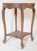 VINTAGE 20TH CENTURY FRENCH STYLE PAINTED HALL TABLE