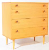 MID 20TH CENTURY RETRO OAK CHEST OF DRAWERS