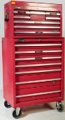 CONTEMPORARY WORKSHOP TOOL CHEST AND TROLLEY BY TOOLEX