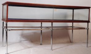 20TH CENTURYY MUSEUM MAHOGANY SHOP HABERDASHERY CASE