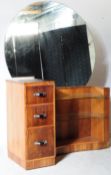 ART DECO EARLY 20TH CENTURY WALNUT DRESSING TABLE
