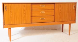 MID CENTURY 1960S SCHREIBER TEAK VENEER SIDEBOARD