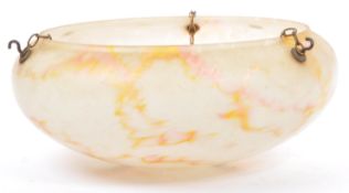 1930S ART DECO GLASS FLYCATCHER CEILING LIGHT SHADE
