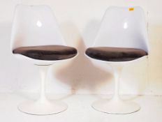 PAIR OF RETRO MID 20TH CENTURY TULIP CHAIRS