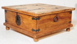 20TH CENTURY INDONESIAN HARDWOOD PANDORAS BOX TABLE