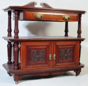 VICTORIAN 19TH CENTURY MAHOGANY DUMB WAITER BUFFET