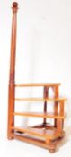 19TH CENTURY REVIVAL MAHOGANY SET OF LIBRARY STEPS