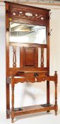 VICTORIAN 19TH CENTURY MAHOGANY HALL STAND