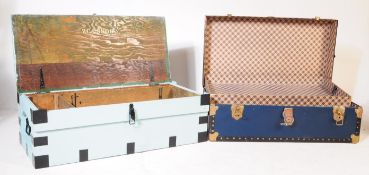 OVERPOND CABIN TRUNK BY NOTON WITH A PAINTED WOOD TRUNK