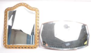 PAIR OF RETRO 20TH CENTURY BEVELLED WALL MIRRORS