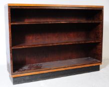POST-WAR 1950S MAHOGANY OPEN FACED BOOKCASE