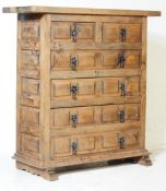 CONTEMPORARY HARDWOOD CHEST OF DRAWERS