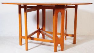 RETRO MID 20TH CENTURY TEAK SPACE SAVING DINING TABLE