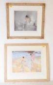 PAIR OF WILLIAM RUSSELL FLINT FRAMED & GLAZED PRINTS