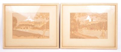 REUBEN LAWES 1910 - PAIR OF CORK CASTLE PICTURES