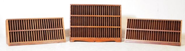 SET OF THREE 20TH CENTURY INDIAN BRASS INLAID TAPE STORAGE