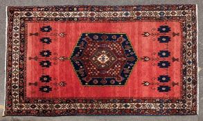 PERSIAN ISLAMIC CARPET FLOOR RUG - VINTAGE MID 20TH CENTURY