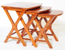 VINTAGE MID 20TH CENTURY TEAK NEST OF TABLES