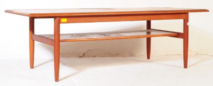 RETRO 1980'S TEAK LONG JOHN COFFEE TABLE