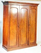 LARGE VICTORIAN MAHOGANY COMPACTUM WARDROBE