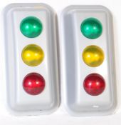 PAIR OF IKEA SENSORY TOUCH BUTTON TRAFFIC LIGHTS