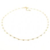 HALLMARKED 18CT GOLD & DIAMOND NECKLACE