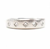 PLATINUM & DIAMOND HALF ETERNITY RING