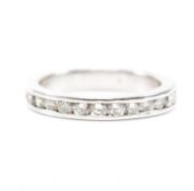 PLATINUM & DIAMOND HALF ETERNITY RING