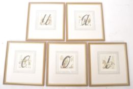 COLLECTION OF 5 MID CENTURY LIMITED EDITION CHILDREN'S PRINTS