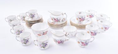 ROYAL CROWN DERBY - POSIES PATTERN - SIX PERSON SERVICE