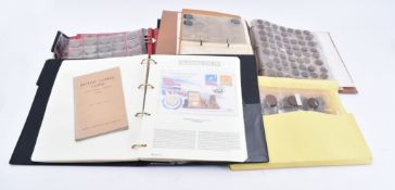 LARGE COLLECTION OF GEORGE II & LATER COIN ALBUMS