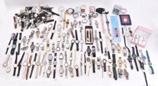 COLLECTION OF 20TH CENTURY COSTUME JEWELLERY WATCHES