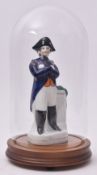 19TH CENTURY STAFFORDSHIRE PORCELAIN FIGURE OF NAPOLEON