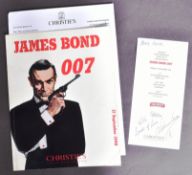 JAMES BOND 007 - VALERIE LEON'S CHRISTIES CATALOGUE & INVITATION
