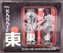 HAI KARATE - VALERIE LEON AUTOGRAPHED AFTERSHAVE SET
