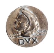 WWII SECOND WORLD WAR ERA ITALIAN FASCISTS SUPPORT BADGE