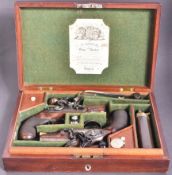 ARMS - WILLIAM SMITH OF LONDON - RARE CASED PISTOL PAIR