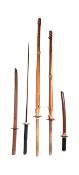 JAPANESE KENDO TRAINING SWORDS & WOODEN KATANAS