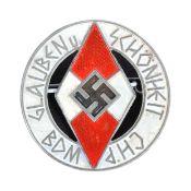 WWII SECOND WORLD WAR GERMAN GIRLS HITLER YOUTH BADGE