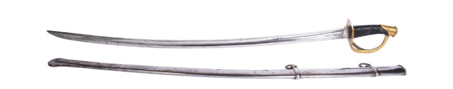 19TH CENTURY FRENCH HEAVY CAVALRY TROOPERS SWORD