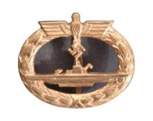 WWII SECOND WORLD WAR GERMAN U-BOAT BADGE