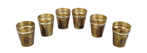 WWII SECOND WORLD WAR GERMAN WAFFEN SS SCHNAPPS CUPS