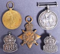 WWI FIRST WORLD WAR MEDAL TRIO - GLOUCESTER REGIMENT