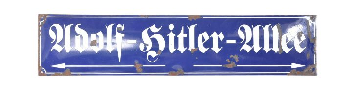 20TH CENTURY GERMAN THIRD REICH STREET SIGN